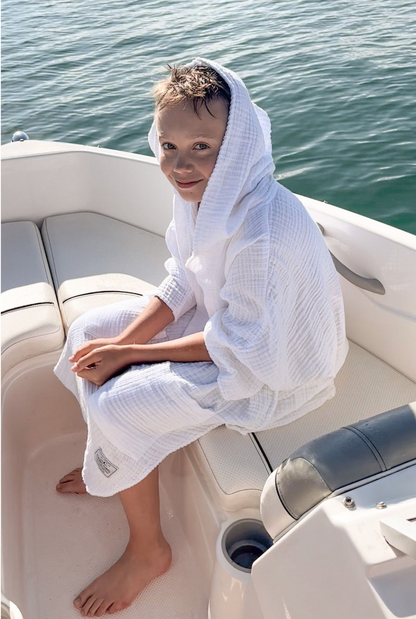 Tofino Towel Co. The Pebble Kid's Muslin Poncho