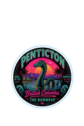 The Bumwrap 3" Round Vinyl Sticker - Ogopogo