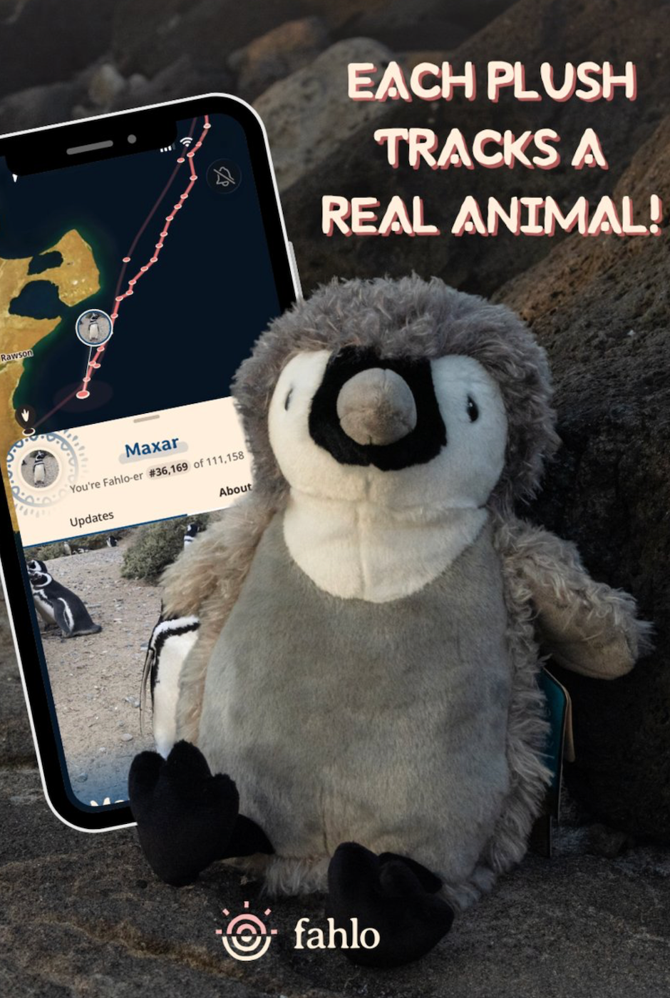 Peluche Fahlo The Passage - Pingouin