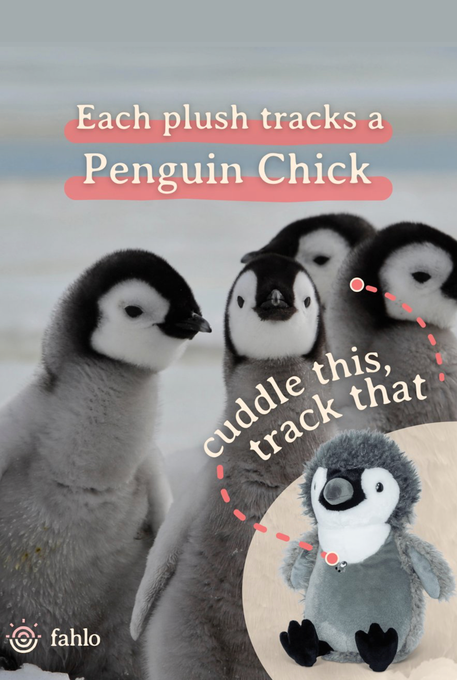 Peluche Fahlo The Passage - Pingouin
