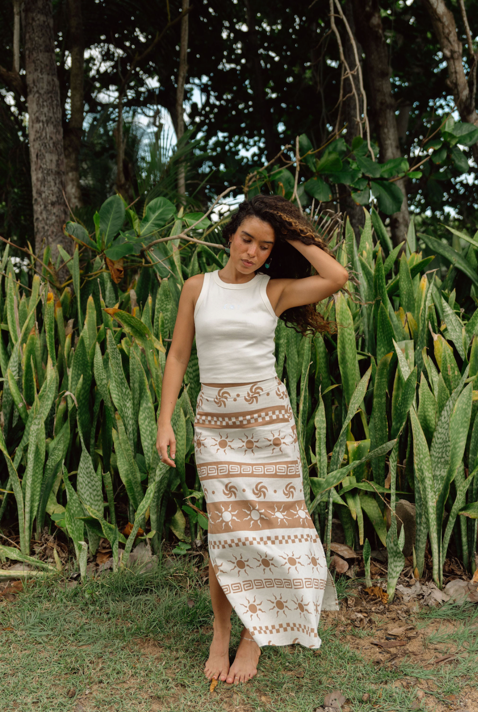 Casa Costera Calypso Midi Skirt