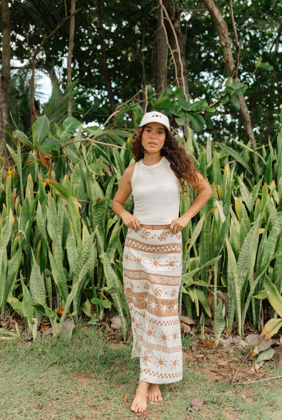 Casa Costera Calypso Midi Skirt