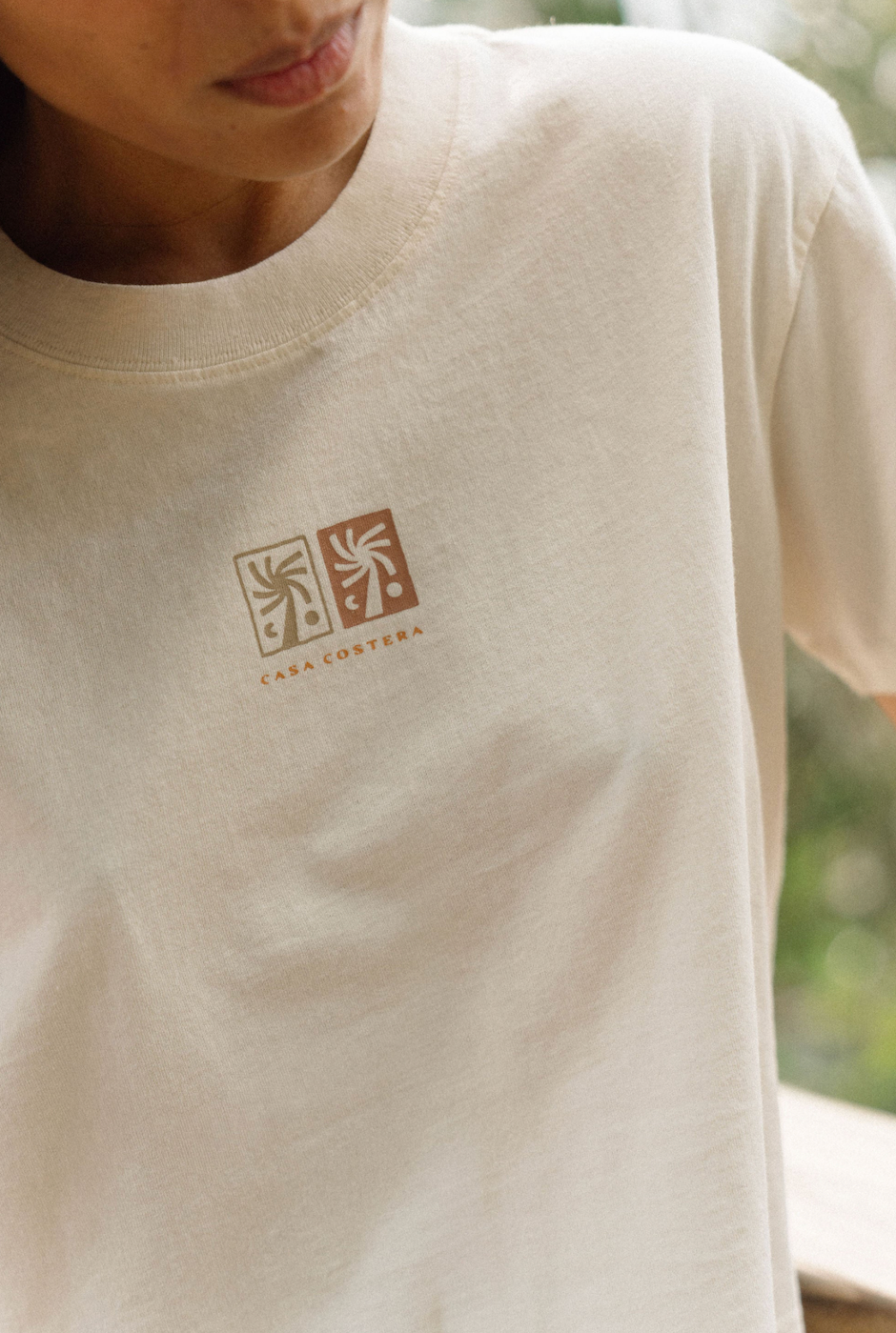 Casa Costera Palmera Crop Tee