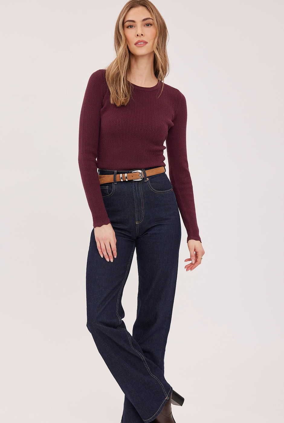Gentle Fawn Celia Cable Knit Sweater