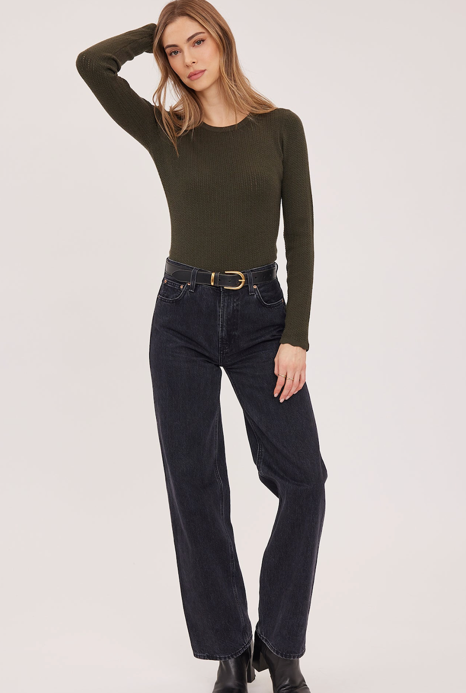Gentle Fawn Celia Cable Knit Sweater