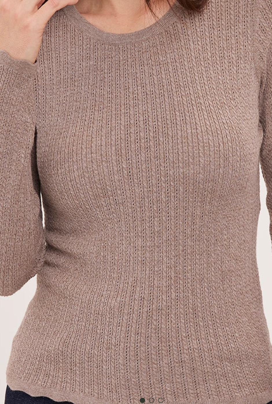 Gentle Fawn Celia Cable Knit Sweater