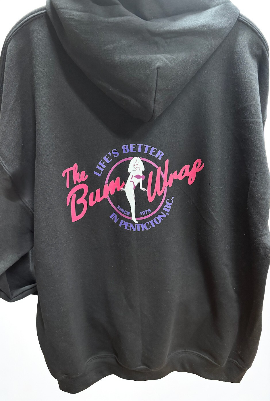 The Bumwrap Alice Unisex Pullover Hoodie - Black