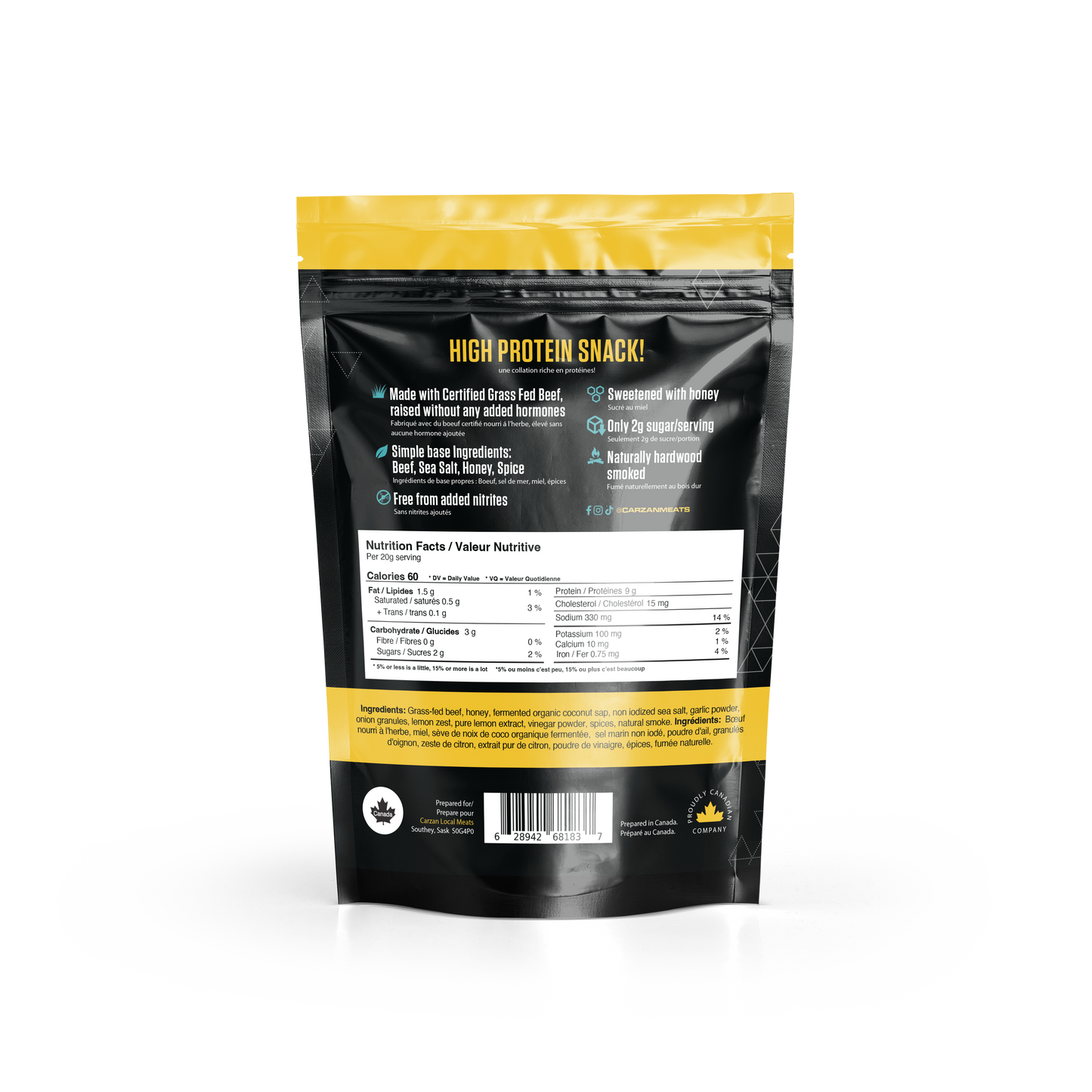 Carzan Electric Honey Beef Jerky