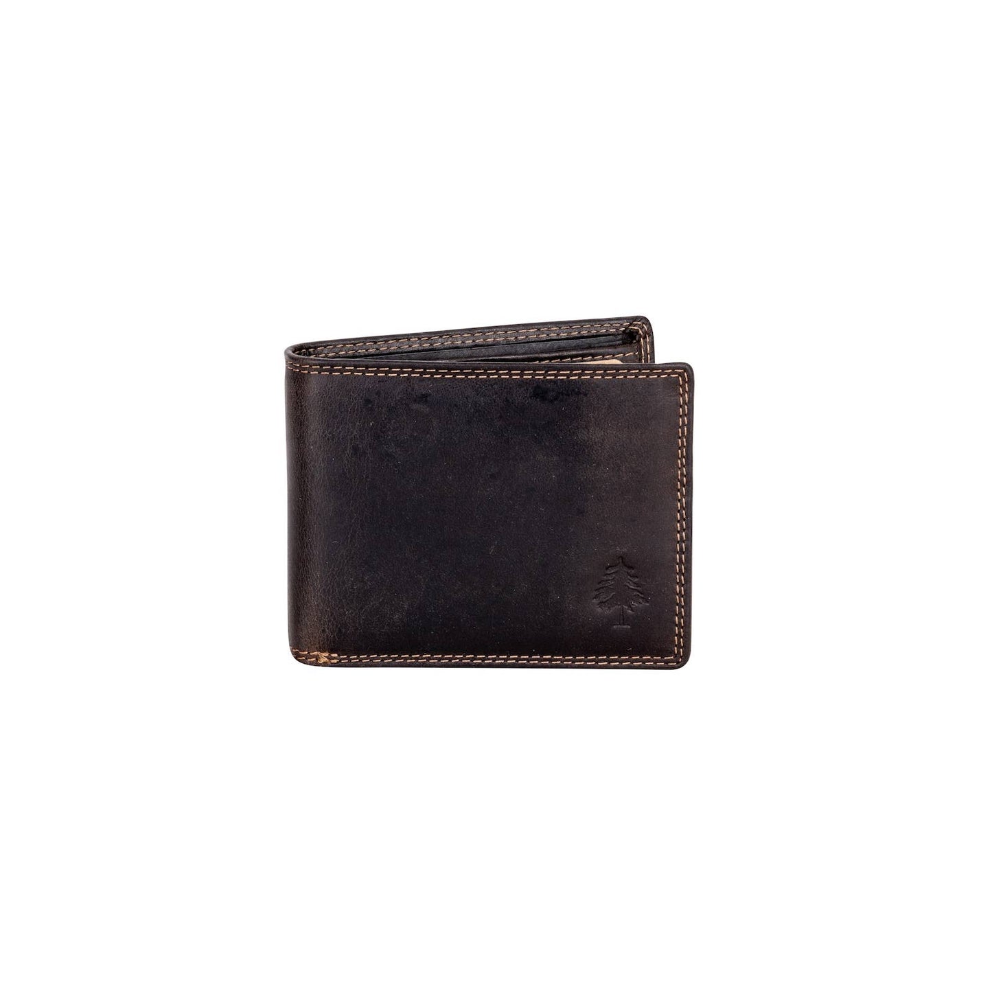 Greenwood Mason RFID Leather Wallet with Coin Pocket - Sandal