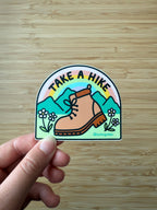 Take A Hike - 3" vinyl sticker