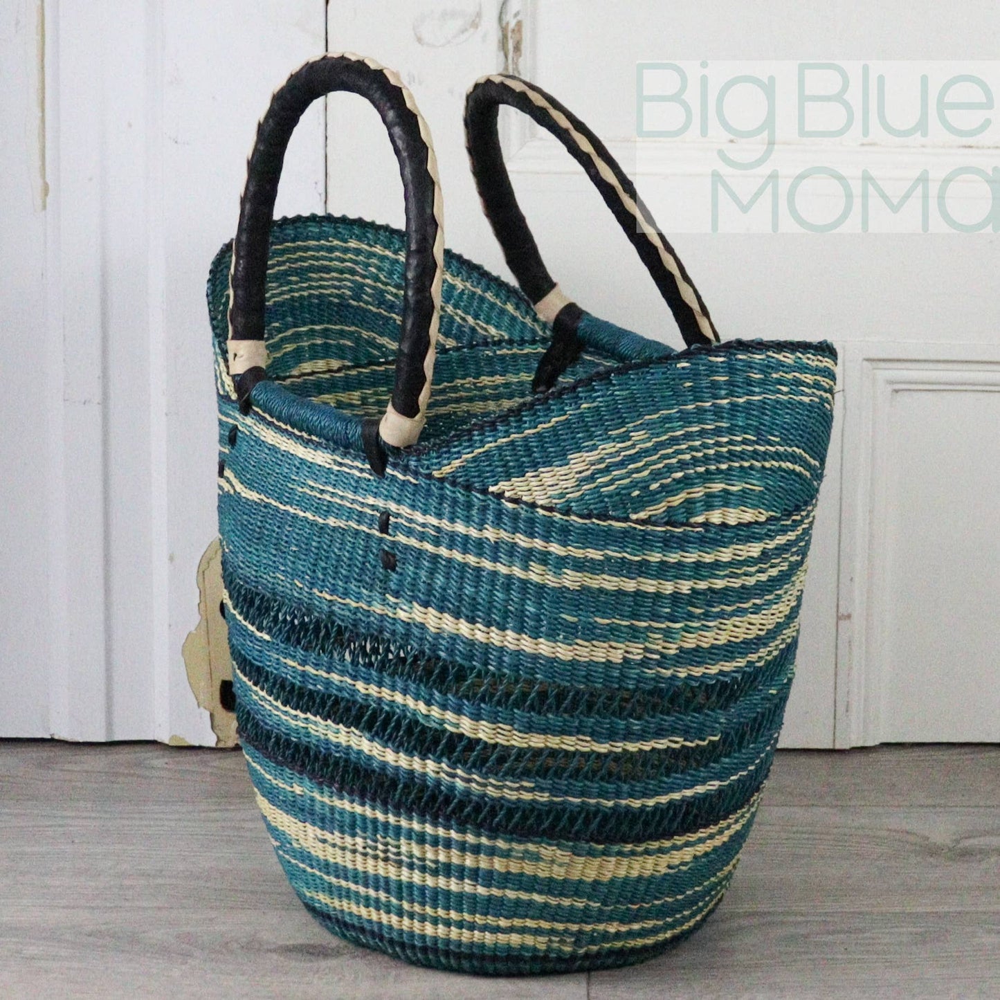 Big Blue Moma U Shopper Large - Traditional Palette