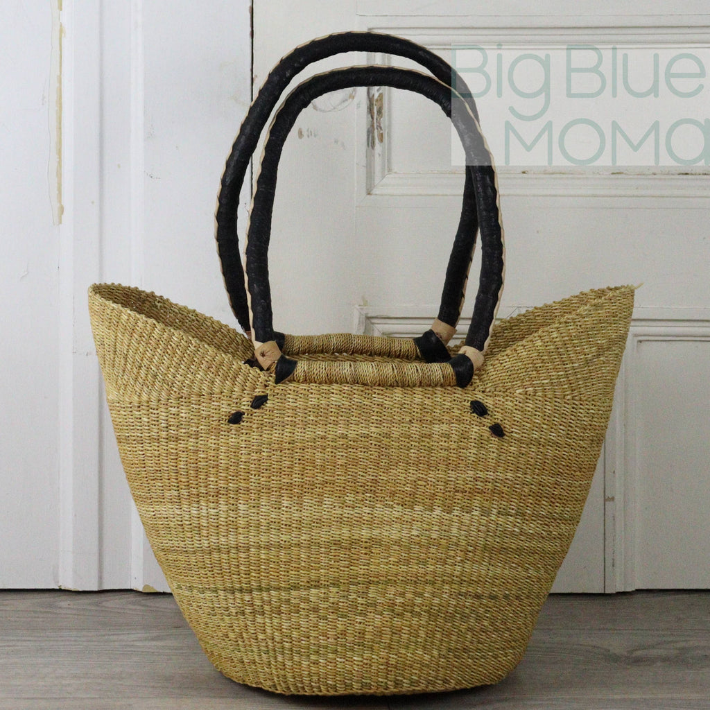 Big Blue Moma Shoulder Shopper - Natural Palette