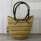 Big Blue Moma Shoulder Shopper - Natural Palette