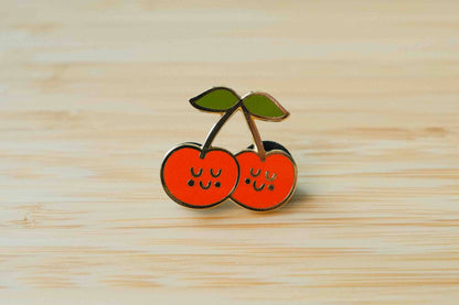 Cute Cherries - enamel pin 🍒