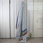 Big Blue Moma Rainbow Peshtemal: Baby Blue / Standard