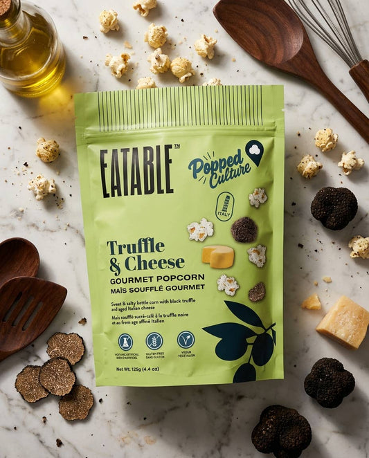 EATABLE Popped Culture - Truffle & Cheese Popcorn (Vegan)
