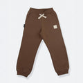 KidORCA Mocha Organic Brushed Terry Sweatpants, product photograph