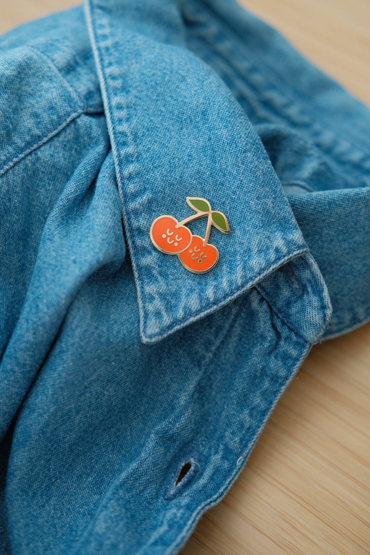 Cute Cherries - enamel pin 🍒