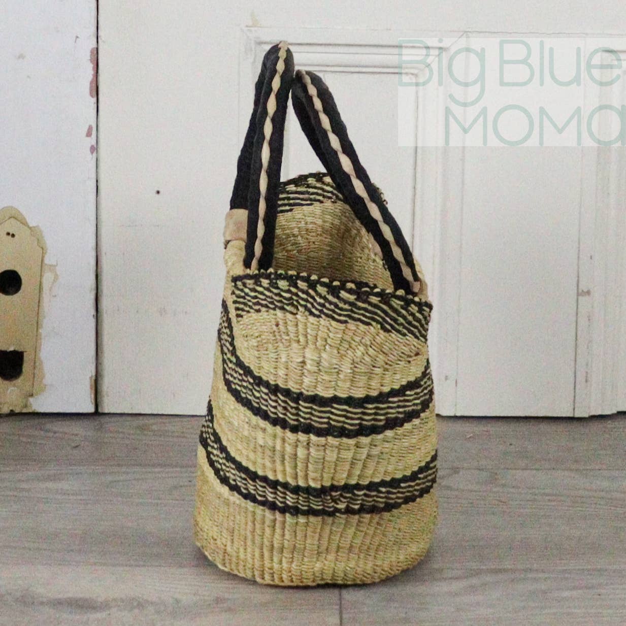 Big Blue Moma U Shopper Small - Natural Palette