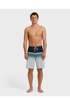 Billabong All Day Stripe Pro 20" Boardshorts in Wisp Blue, full-length model view