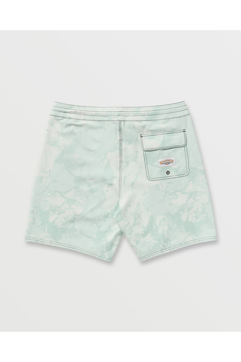 Billabong Every Other Day Lo Tide 18" Boardshorts in Seafoam, back flat view