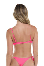 Body Glove Smoothies Greta bikini top in Bubble Gum, alternate view