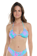 Body Glove Azores Dita bikini top in Sea Mist, front view