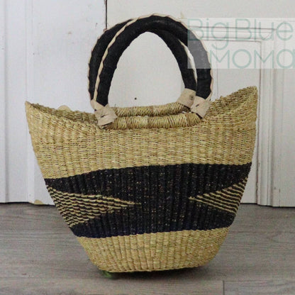 Big Blue Moma U Shopper Small - Natural Palette