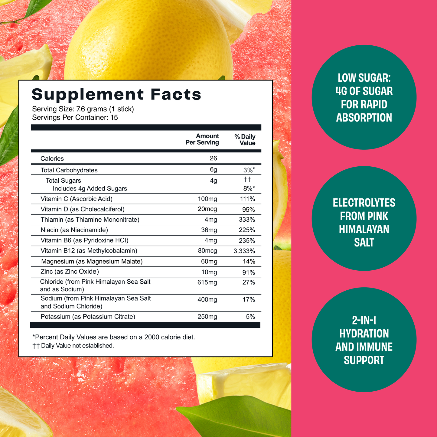 Hydration Replenisher - Watermelon Lemonade