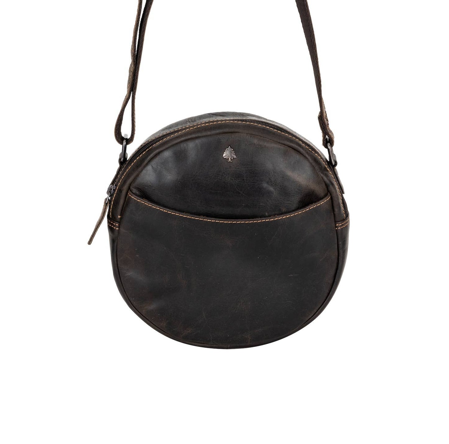 Greenwood Leather Sandy Shoulder Bag - Brown