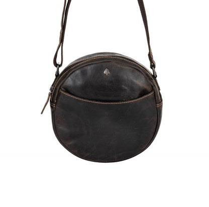 Greenwood Leather Sandy Shoulder Bag - Brown