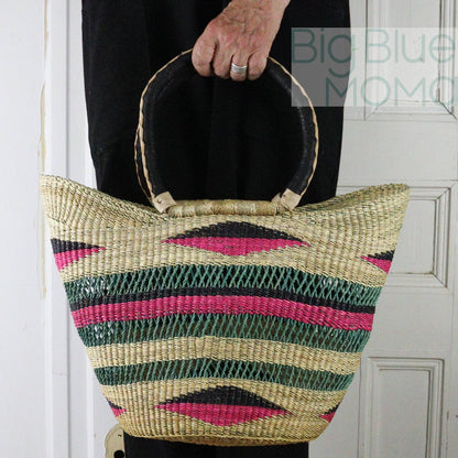 Big Blue Moma U Shopper Large - Traditional Palette
