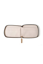 Kedzie Essentials Only Pocket Wallet — bone wallet open to card slots