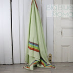 Big Blue Moma Rainbow Peshtemal: Baby Blue / Standard