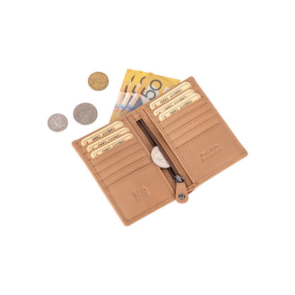 Greenwood Leather Pocket Card Holder Jamaica - Tan