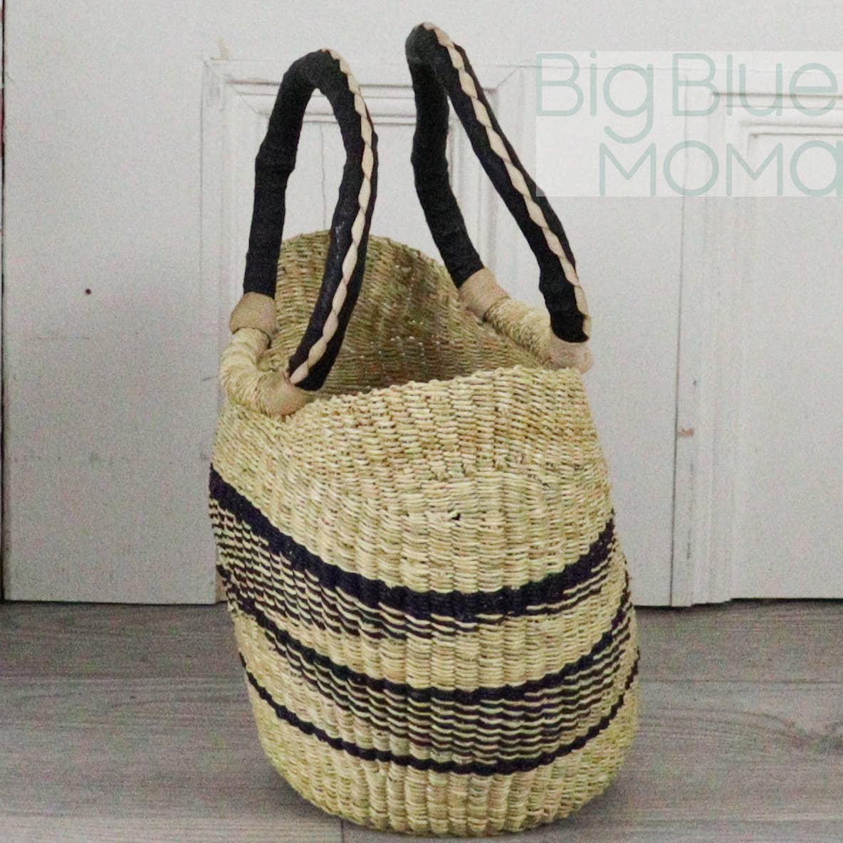 Big Blue Moma U Shopper Small - Natural Palette