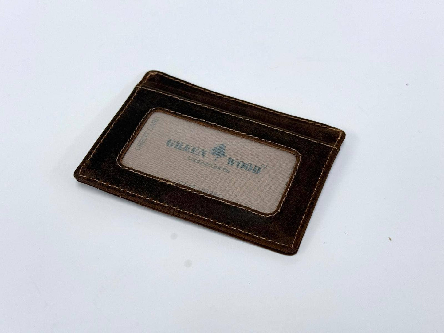Greenwood Leather Card Case – Slim, Stylish & Practical