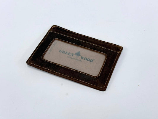 Greenwood Leather Card Case – Slim, Stylish & Practical