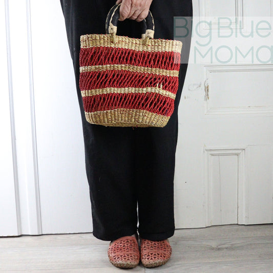 Big Blue Moma Special Net - Small: Natural & Red