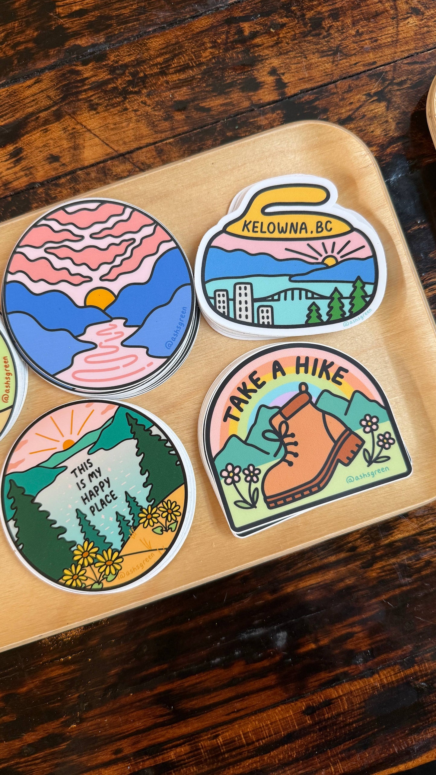 Take A Hike - 3" vinyl sticker