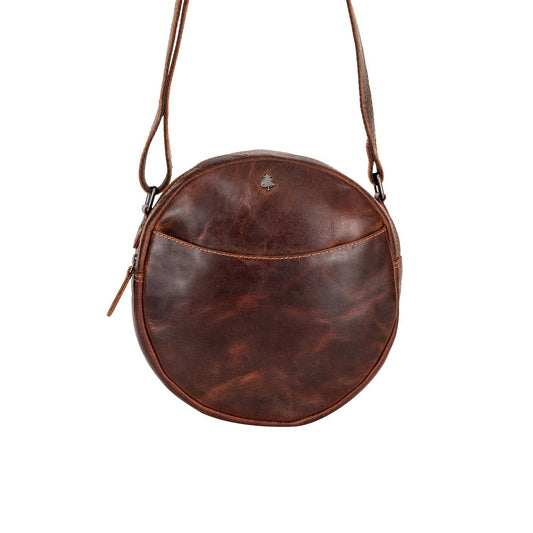 Greenwood Leather Sandy Shoulder Bag - Sandal
