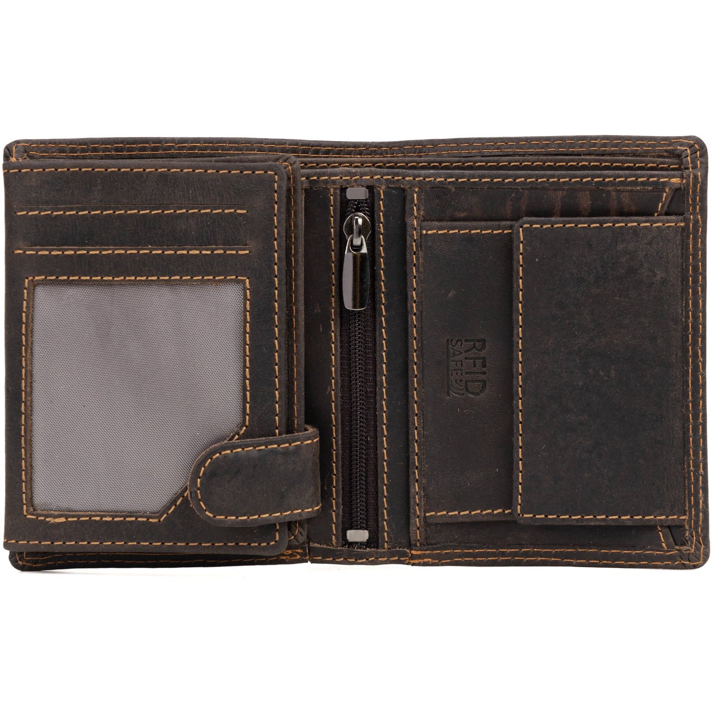 Greenwood Tyler Leather Wallet - Brown
