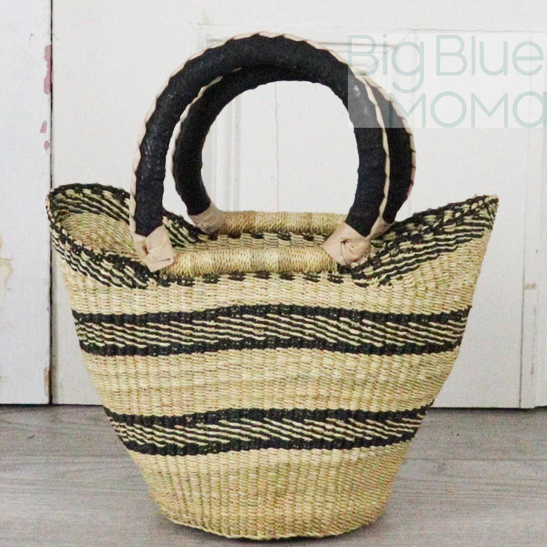 Big Blue Moma U Shopper Small - Natural Palette