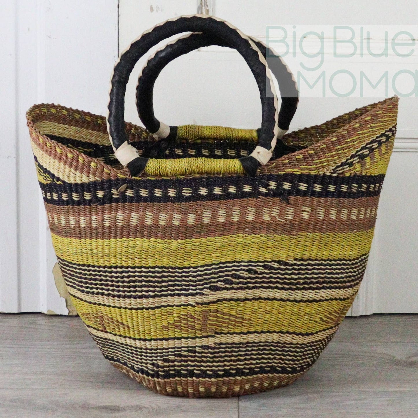 Big Blue Moma U Shopper Large - Traditional Palette