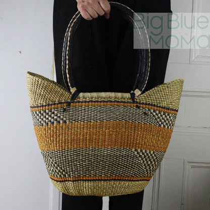 Big Blue Moma Shoulder Shopper - Traditional Palette