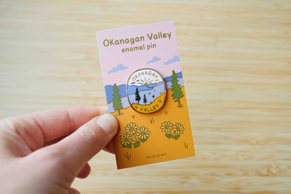 Okanagan Valley - enamel pin ✨