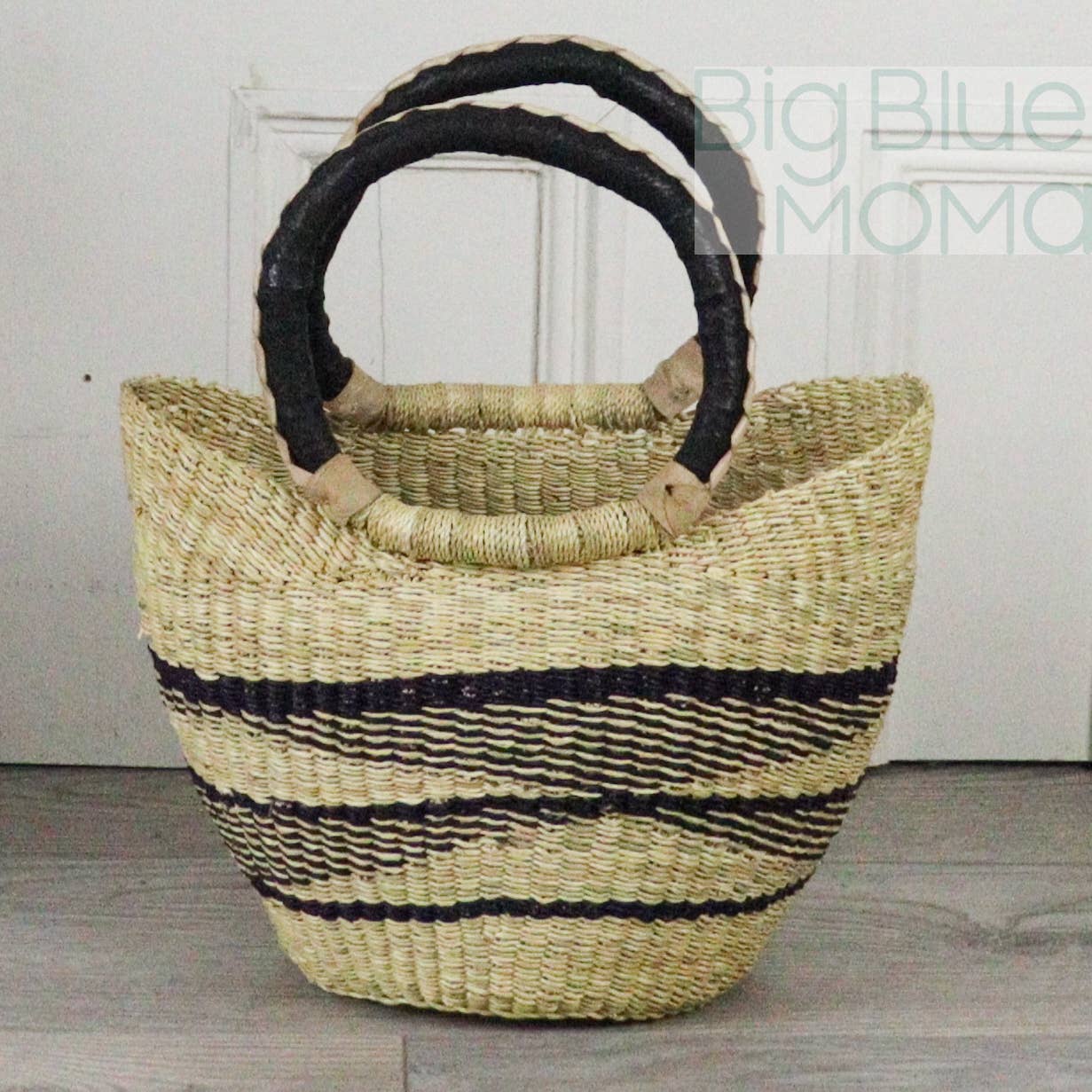 Big Blue Moma U Shopper Small - Natural Palette