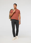 DUER No Sweat Athletic Taper men's stretch pants in Slate