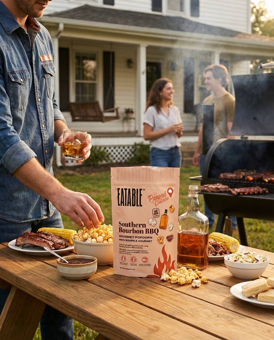 EATABLE Popped Culture - Southern Bourbon BBQ Popcorn