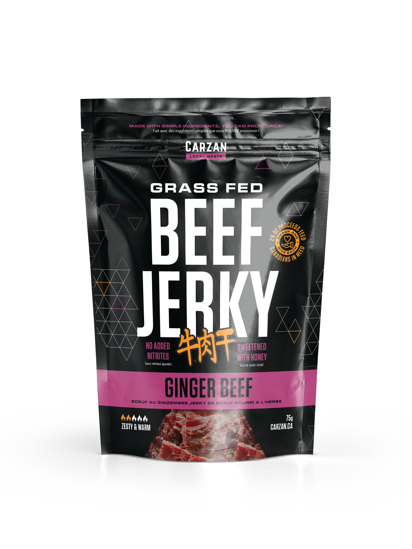Carzan Ginger Beef Jerky